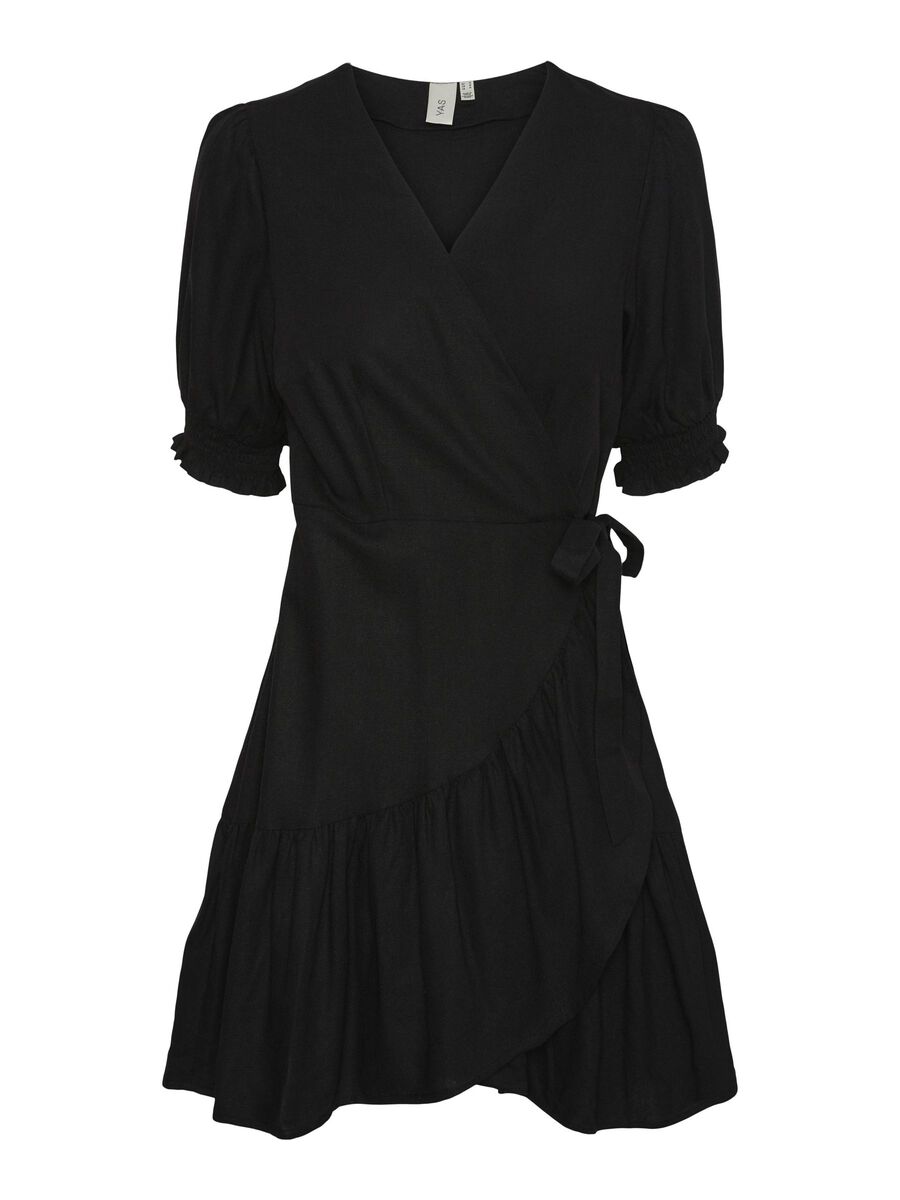 YASFLAXY SS WRAP DRESS NOOS