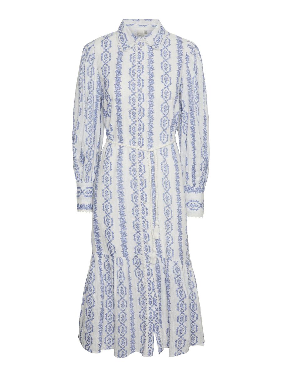 YASTOVINA LS LONG SHIRT DRESS
