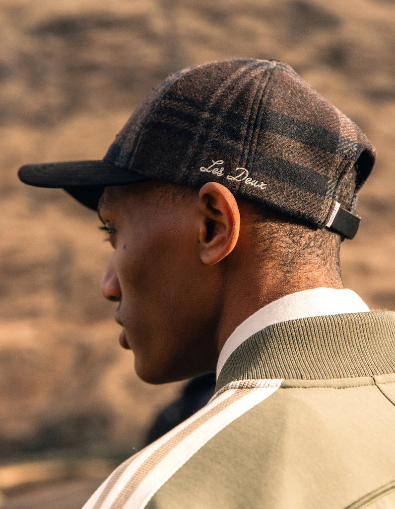 Baseball Cap Check Wool
