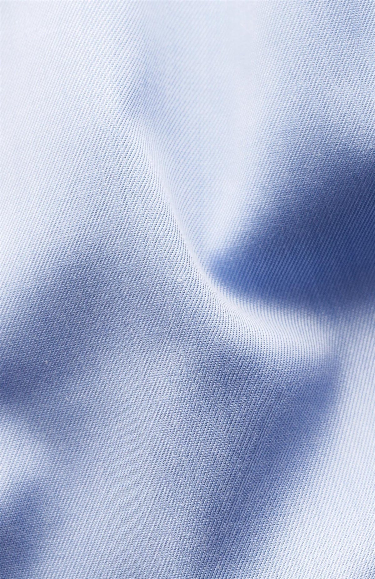 Light Blue Signature Twill Shirt - Extreme Cut Away