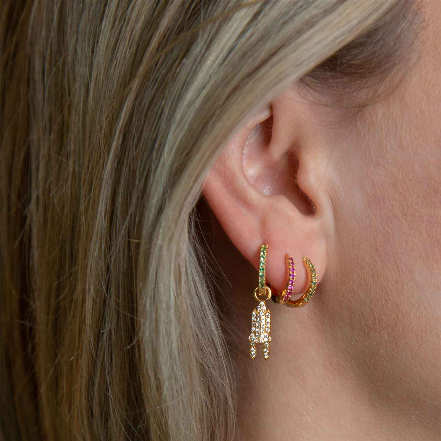 Emilia Mina Charm White