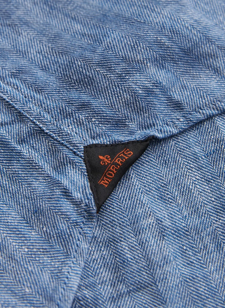 Douglas Linen Herringbone BD Shirt