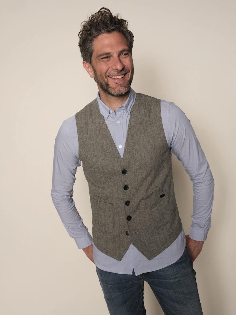 Mason Stripe Waistcoat