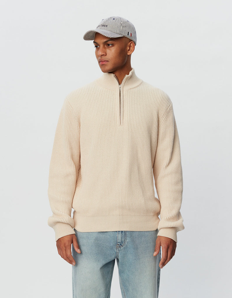 Fletcher Rib Half Zip Knit