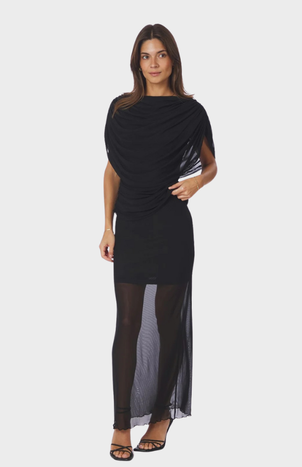 Cottuna Drapy Mesh Top