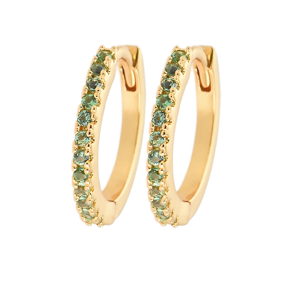 Emilia Medium hoops Mint