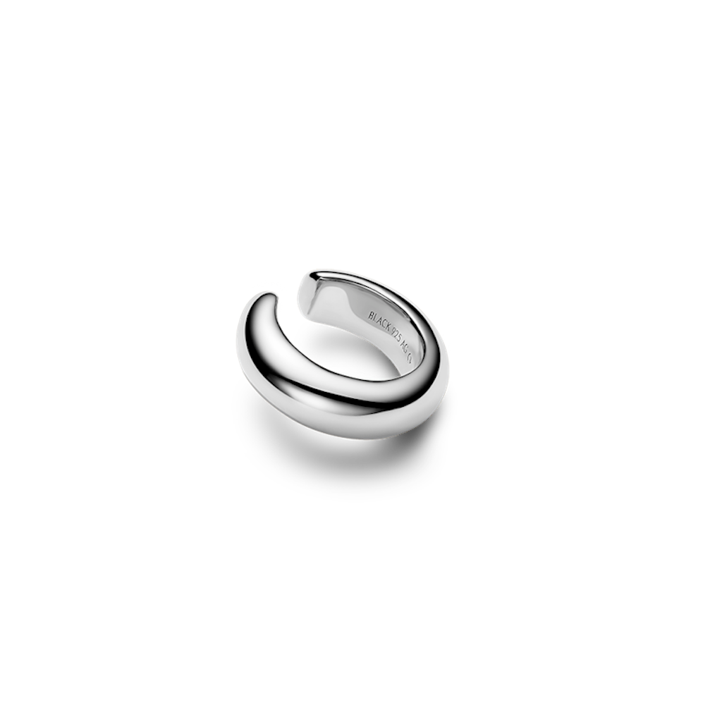 Omotesando Chunk Ear Cuff Silver