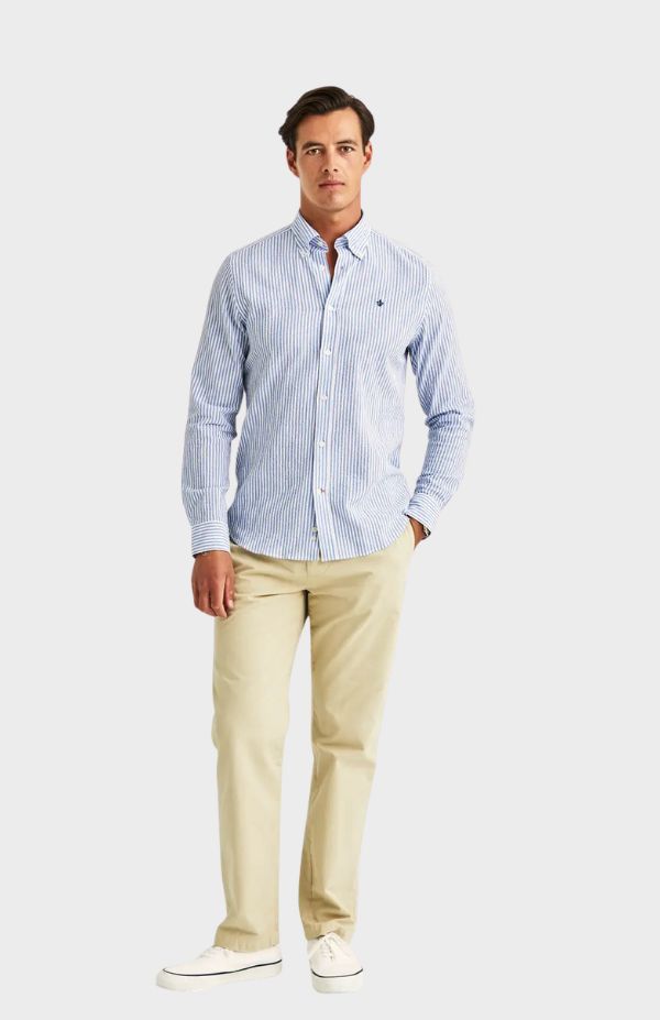 Morris Seersucker Shirt-Slim Fit