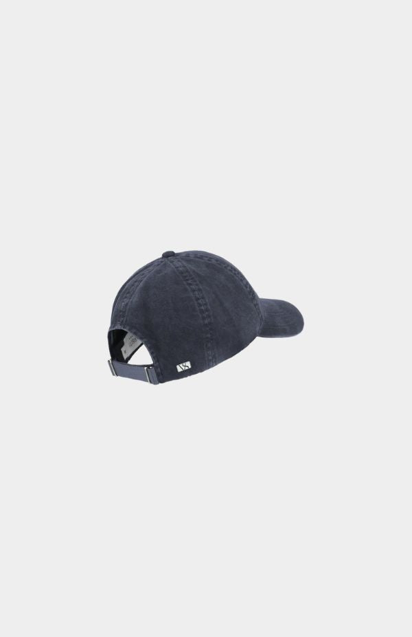 Navy Washed Cotton - Soft Front