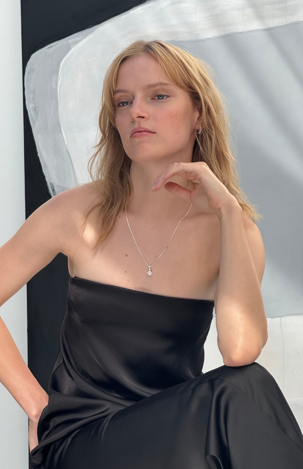 Emilia Nadine Charm Silver