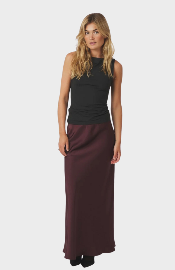 Vicky Heavy Sateen Skirt