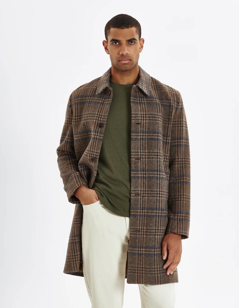 McKay Check Wool Coat