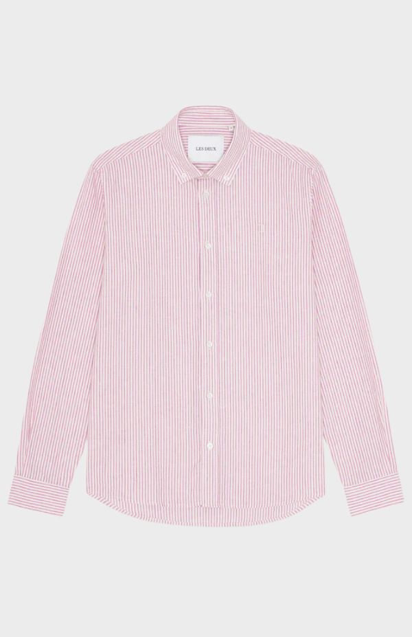 Konrad Stripe Cotton Linen Shirt