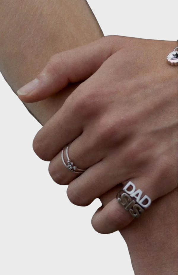 Dad Ring Silver