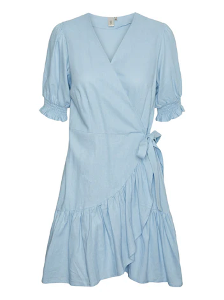 YASFLAXY SS WRAP DRESS NOOS