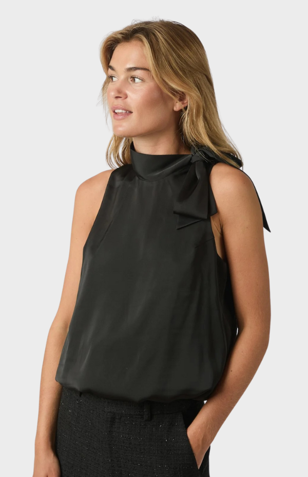 Veda Drapy Satin Top