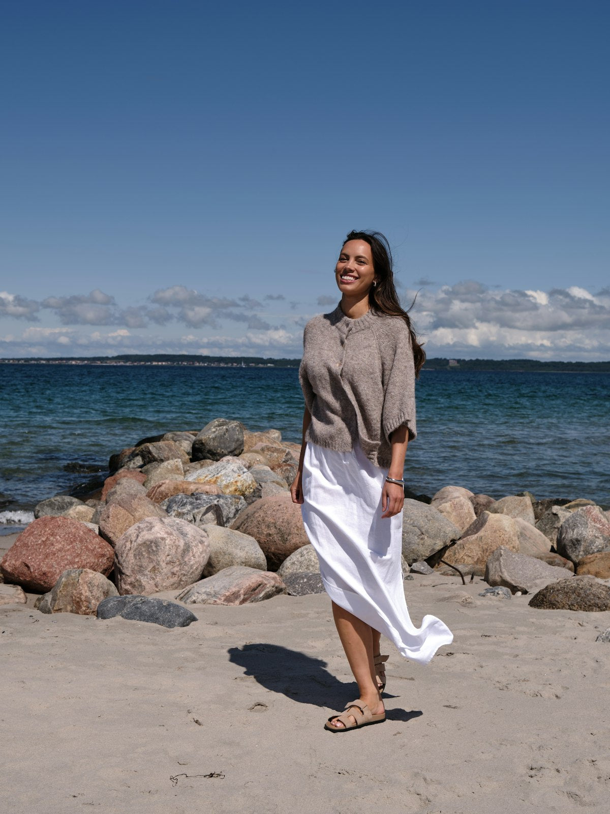 Benuta Fluffy Knit Cardigan