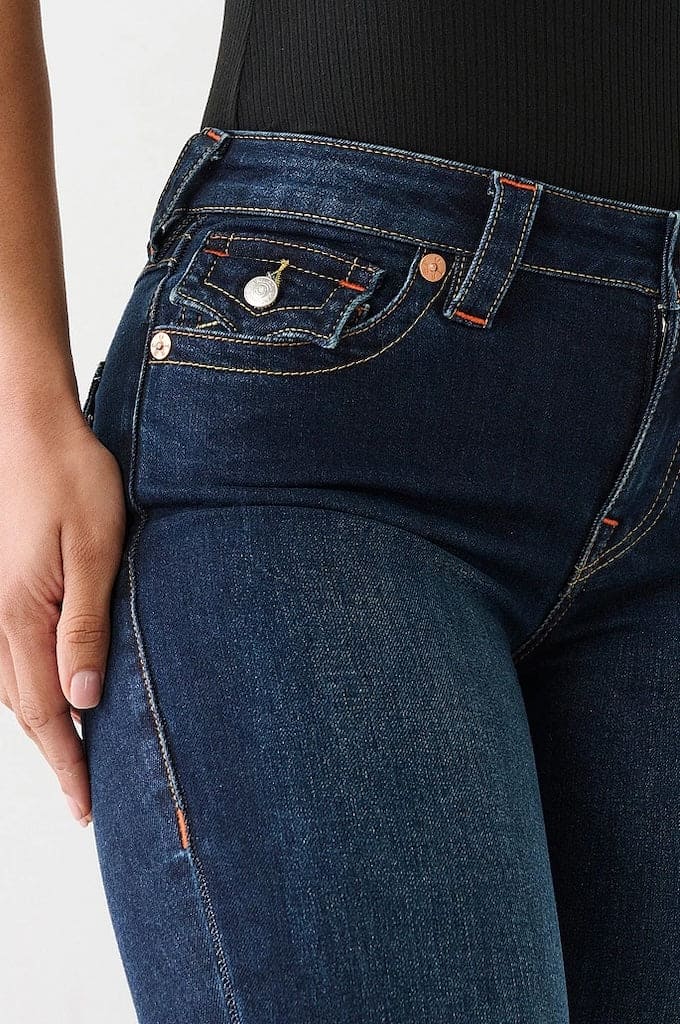 BECCA MID RISE BOOT CUT FLAP