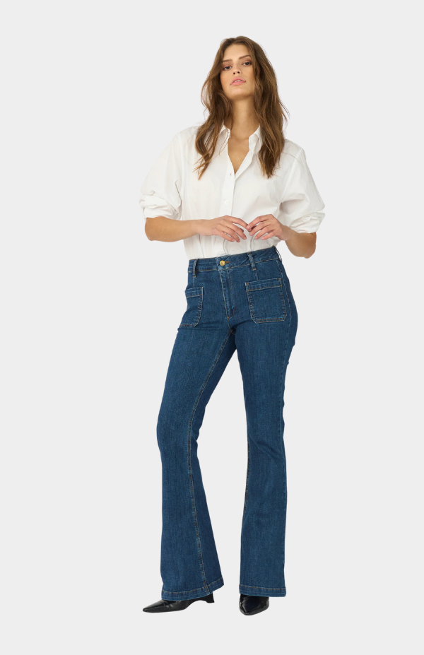 IVY-Ann Charlotte Jeans Wash Middark Nottingham