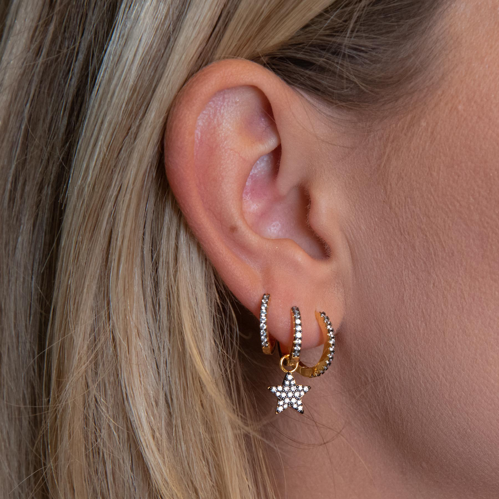 Emilia Ella Charm Ink White