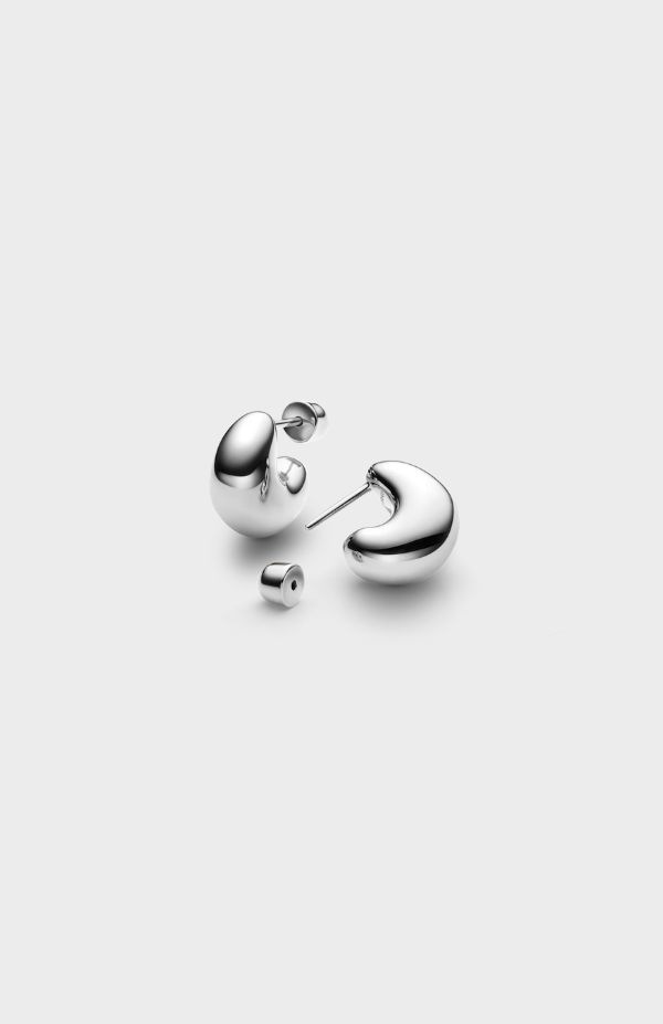 Tryvann Pillow Earring Silver