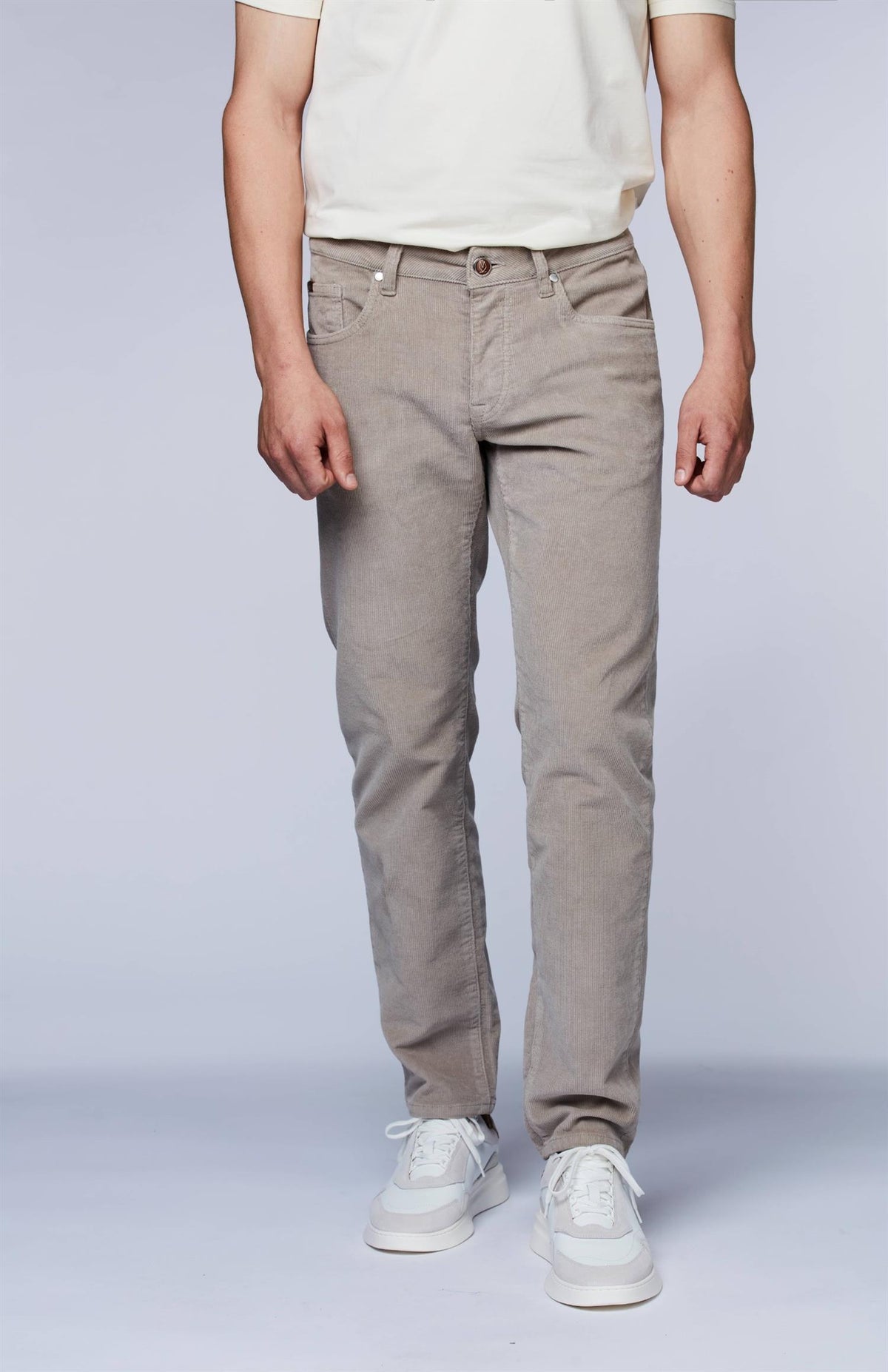 5-pkt Velvy Cord Beige