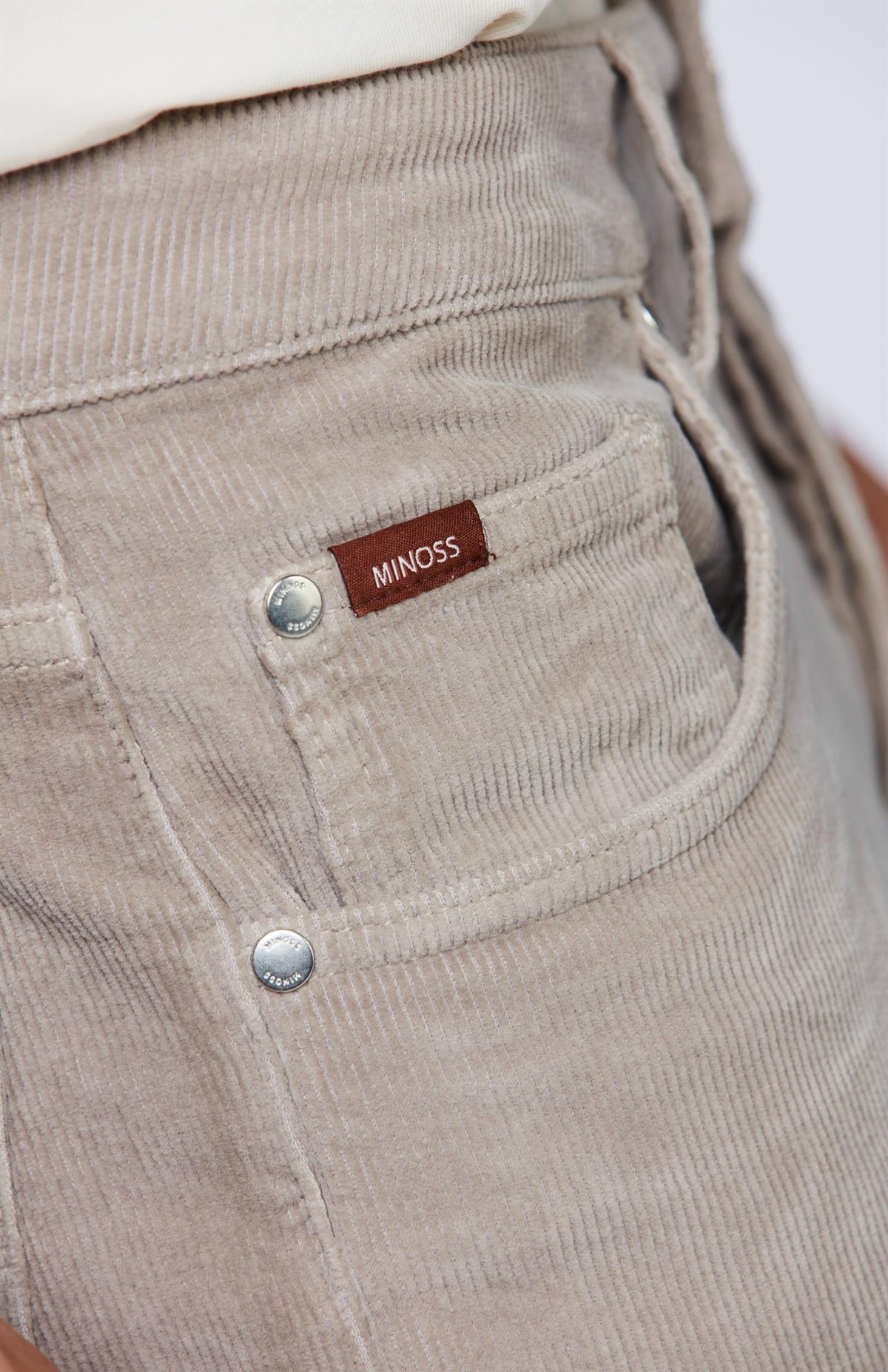 5-pkt Velvy Cord Beige