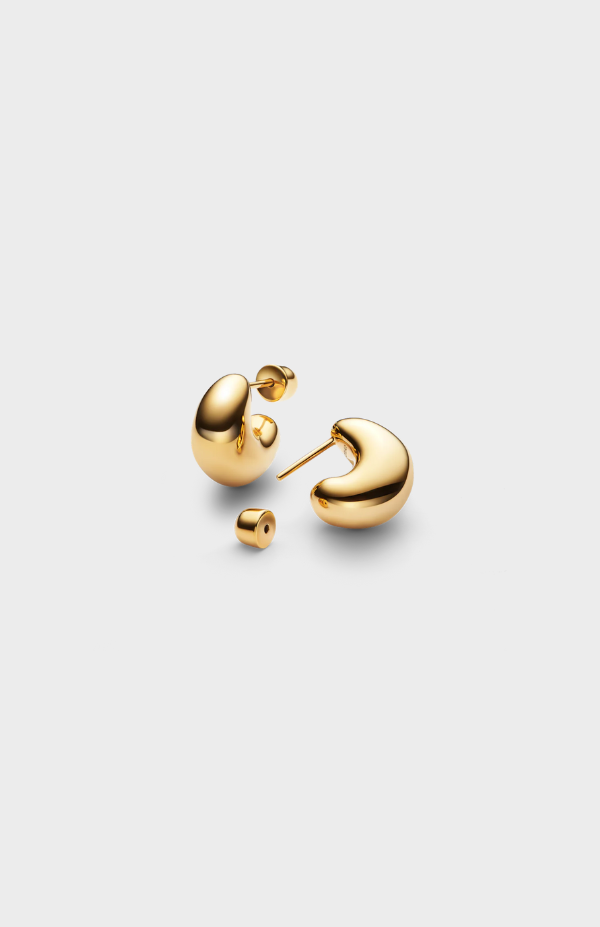 Tryvann Pillow Earring Gold