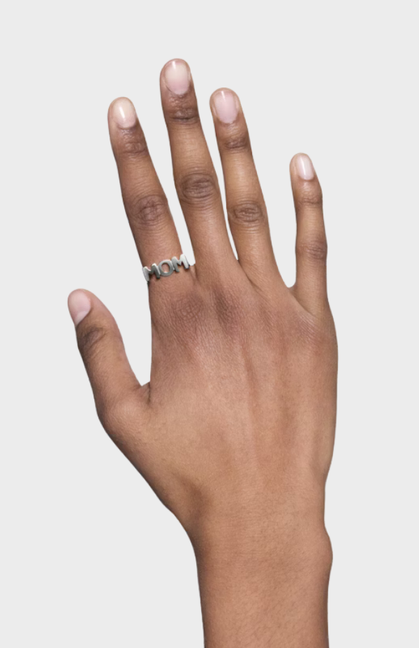 Mom Ring Silver