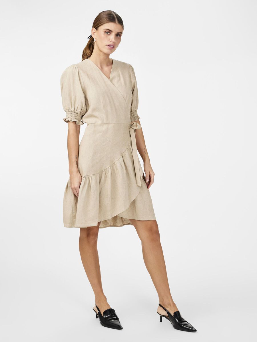 YASFLAXY SS WRAP DRESS NOOS