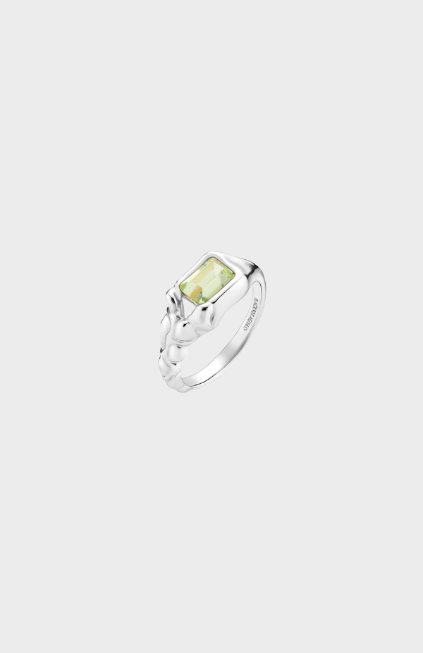 Lemon Disco Ring Silver HP