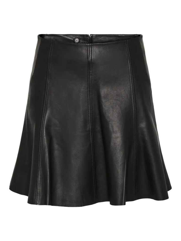 YASIMLA HW LEATHER SKIRT