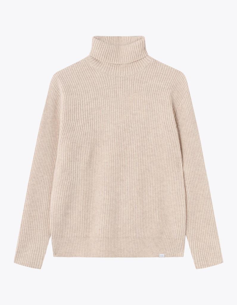 Eddie Wool Rib Rollneck Knit
