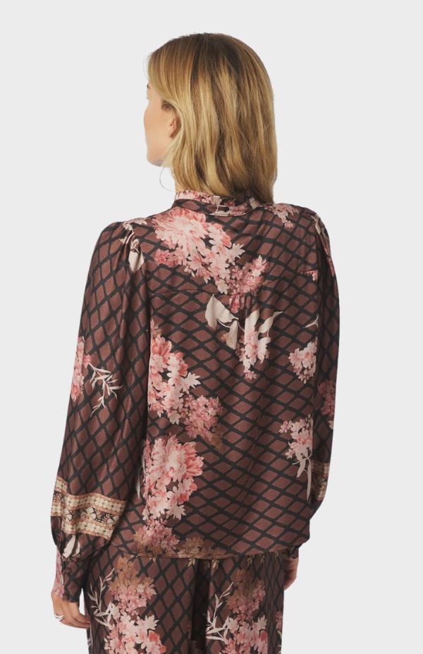 Massima Botanical Border Blouse