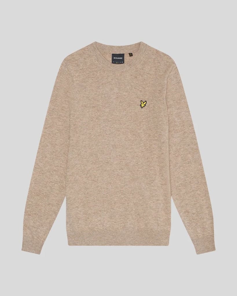 Lambswool Blend Crew Neck Jumper