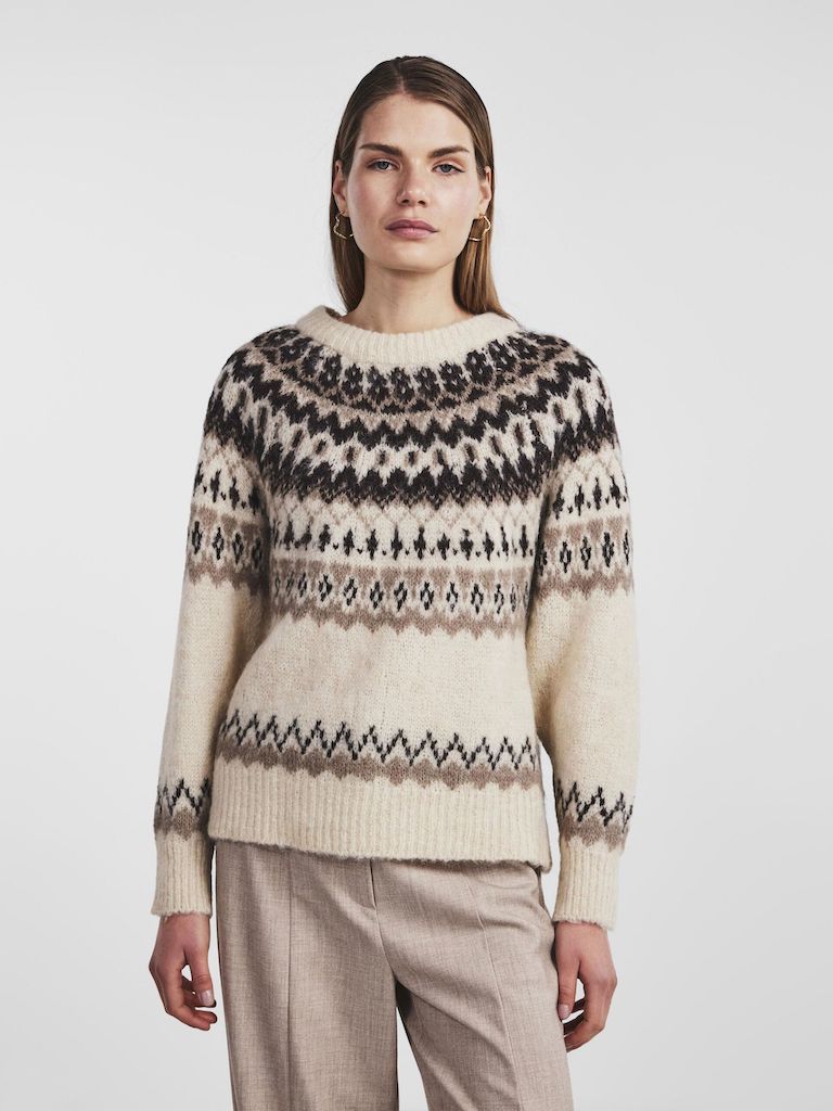 YASLATTE LS KNIT PULLOVER