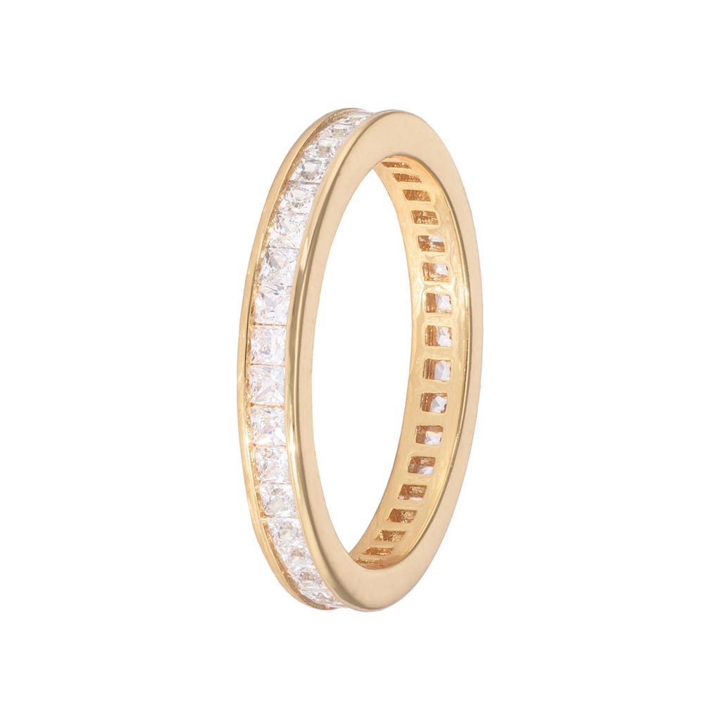 Emilia Eternity Ring Square Gold 57mm