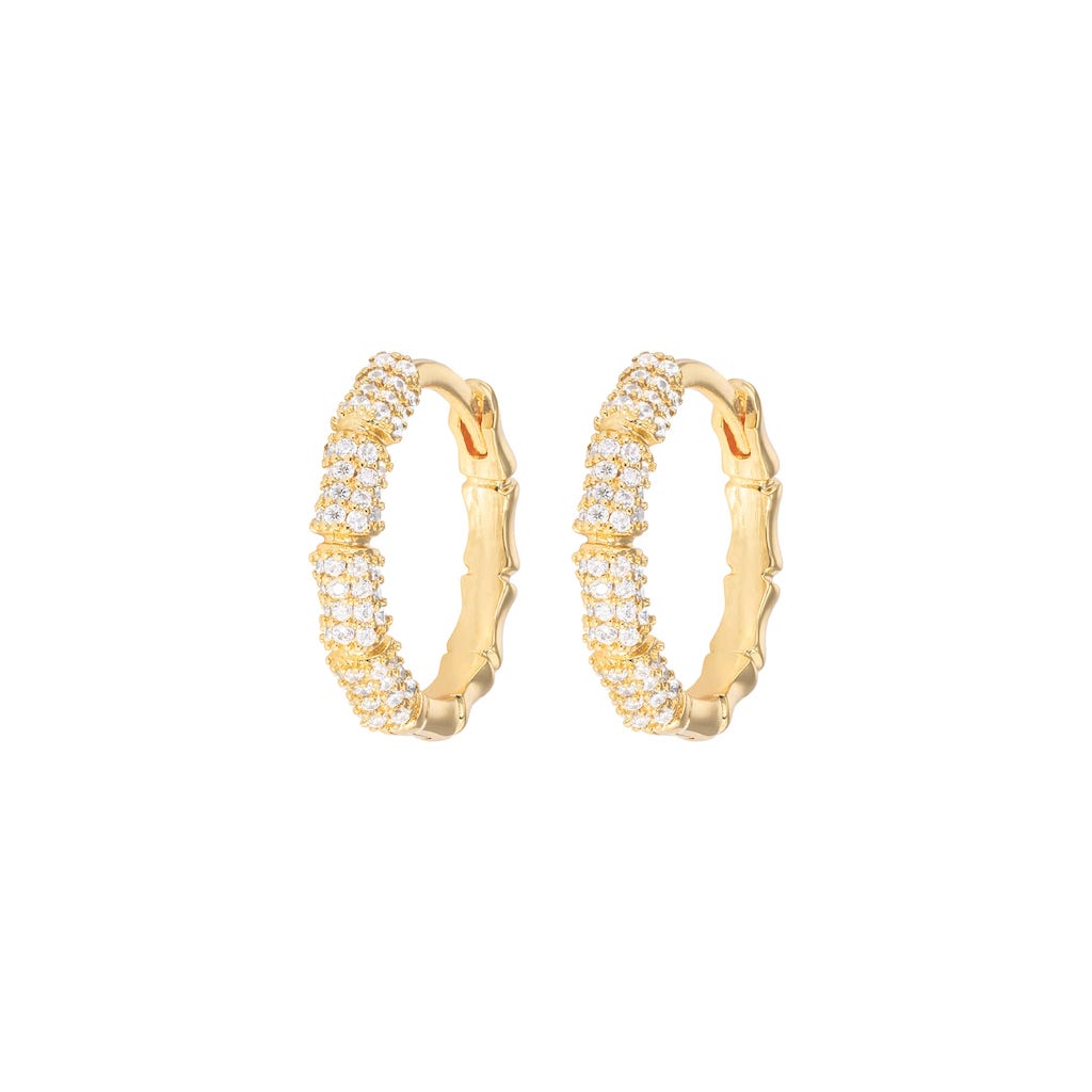 Emilia Medium Bamboo hoops