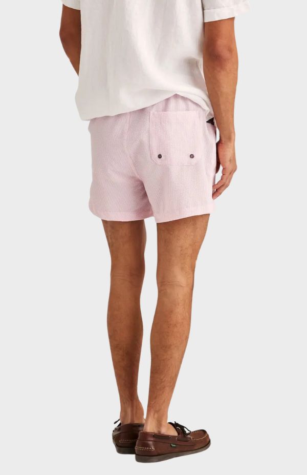 Morris Seersucker Bathing Trunks