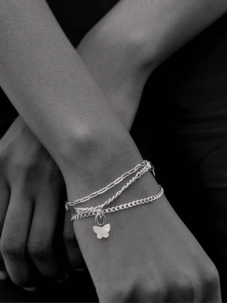 SLETTES Saffi Bracelet Small Silver HP