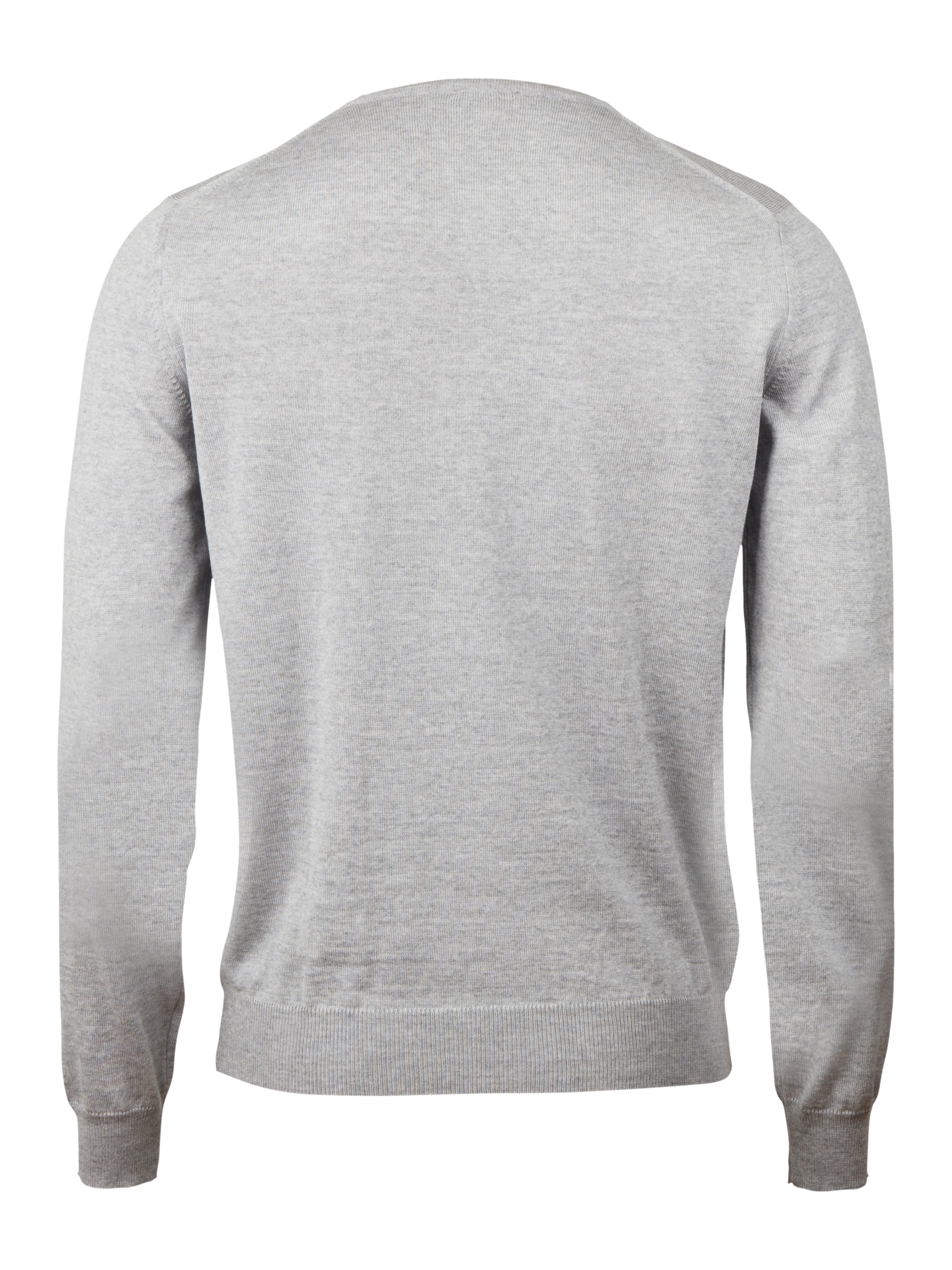 Sweater Knitted V-Neck Merino Wool