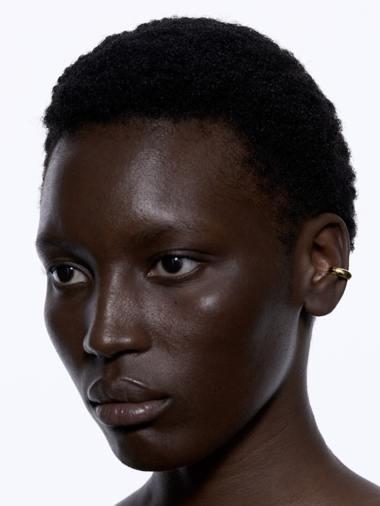 SLETTES Omotesando Chunk Ear Cuff Gold