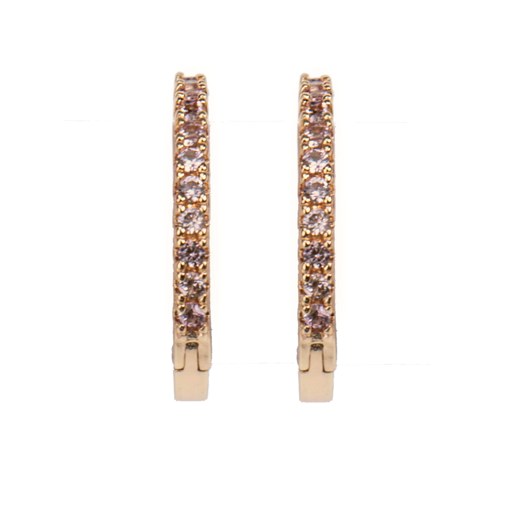 Emilia Medium hoops Brown