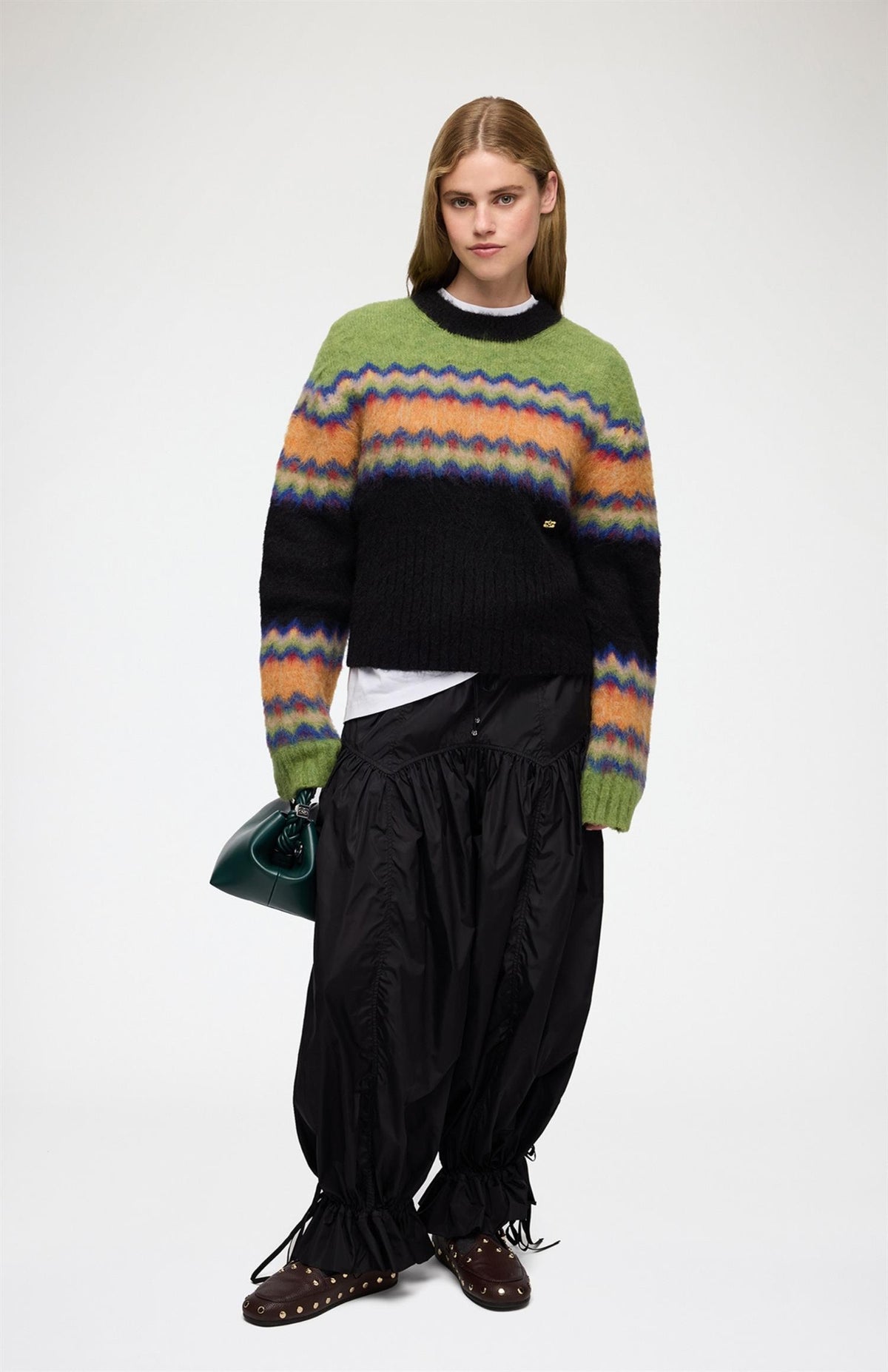Brushed Alpaca Fairisle Sweater