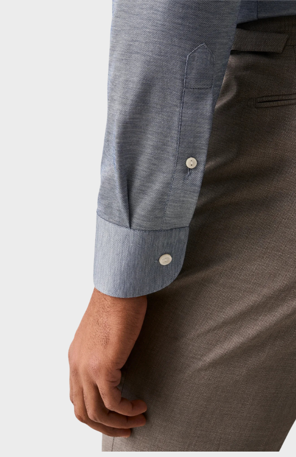 Dark blue Filo di Scozia Oxford Shirt