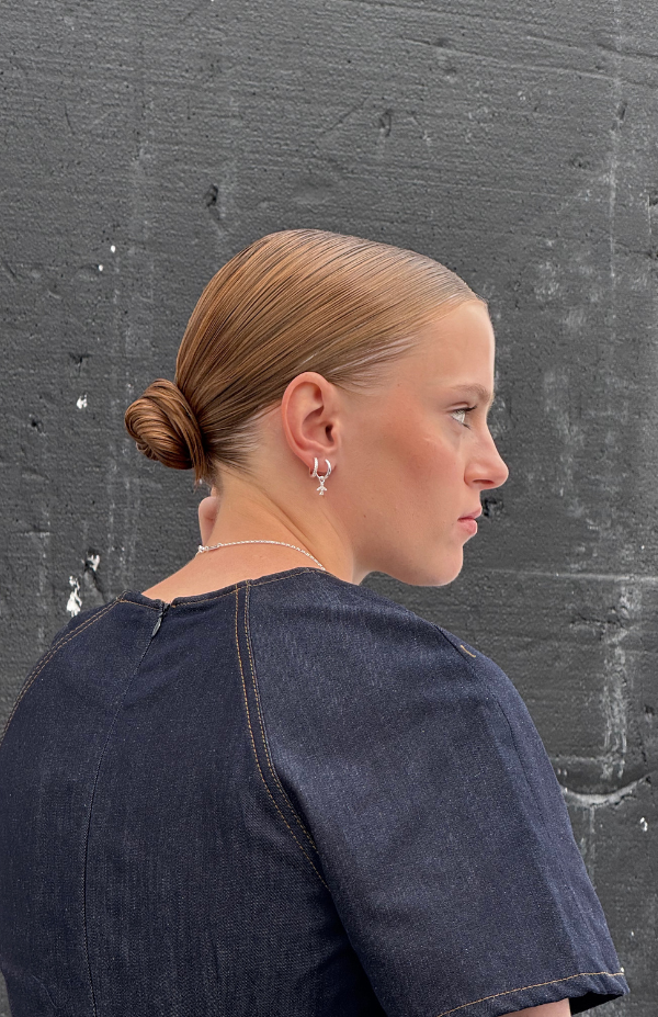 Emilia Small Silver Hoops