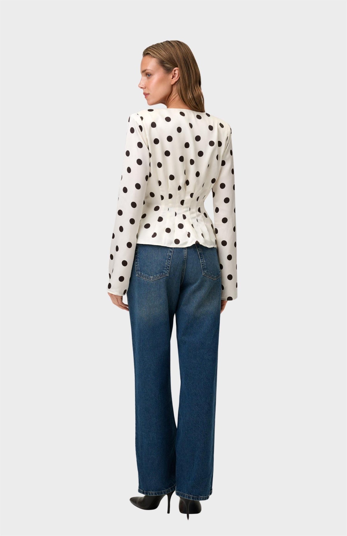 Marmo Blouse - Créme Dot
