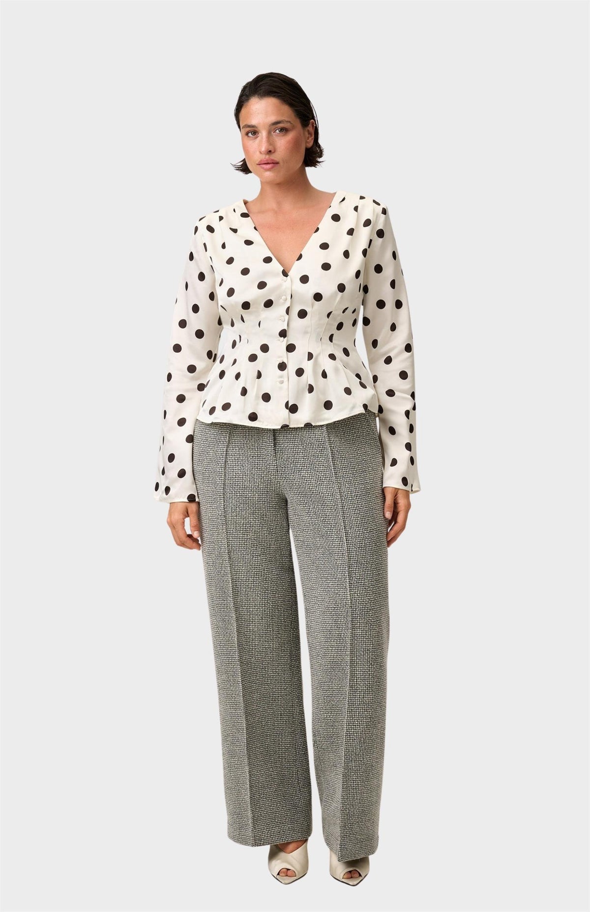 Marmo Blouse - Créme Dot