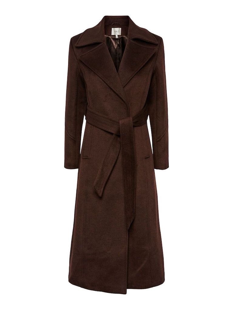 YASDORIA LONG WOOL MIX COAT S.
