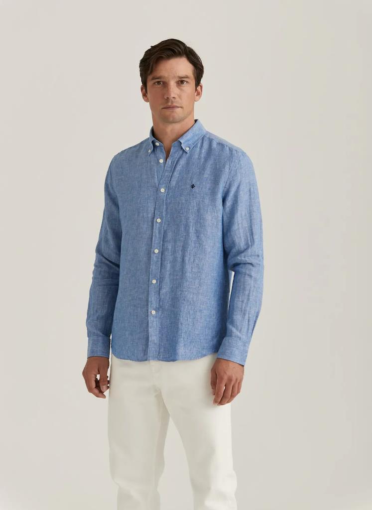 Douglas Linen Shirt-Classic Fit